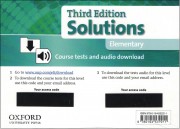 Solutions Elementary Tests Pack Third Edition