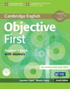 Objective First 4Ed Student's Book + Answers + CD-Rom (Revised Exam 2015)